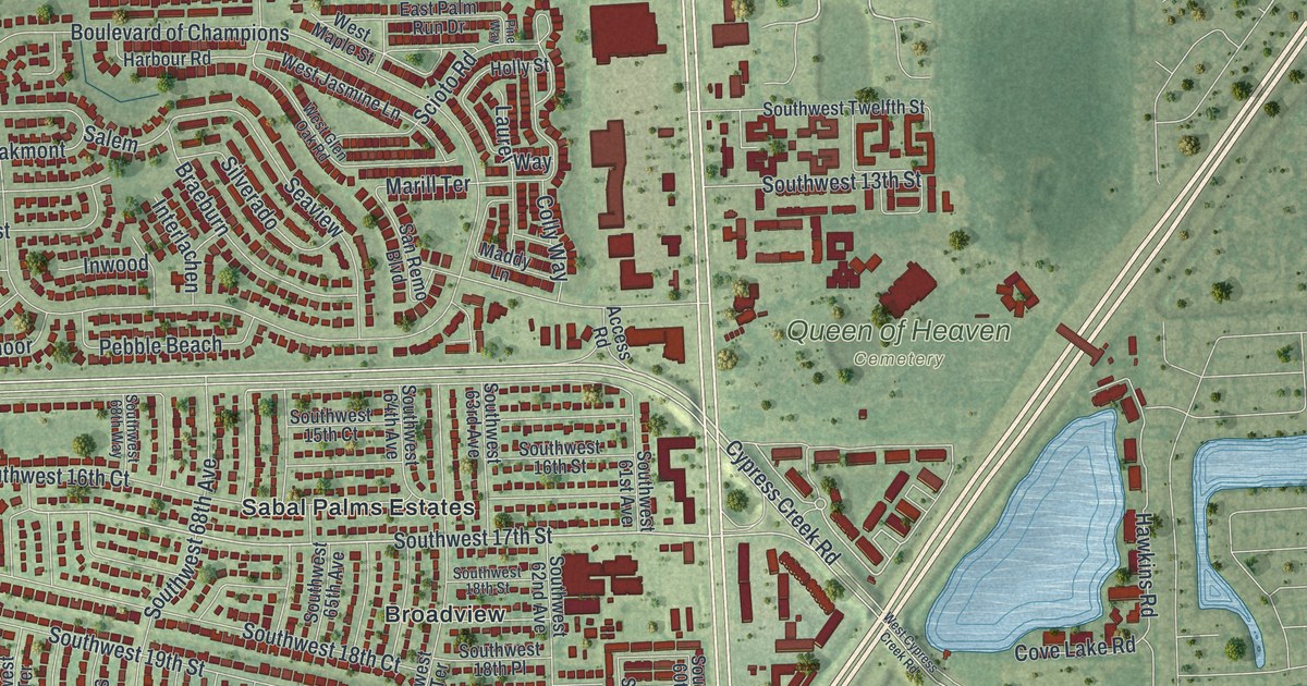Map of North Lauderdale, Florida