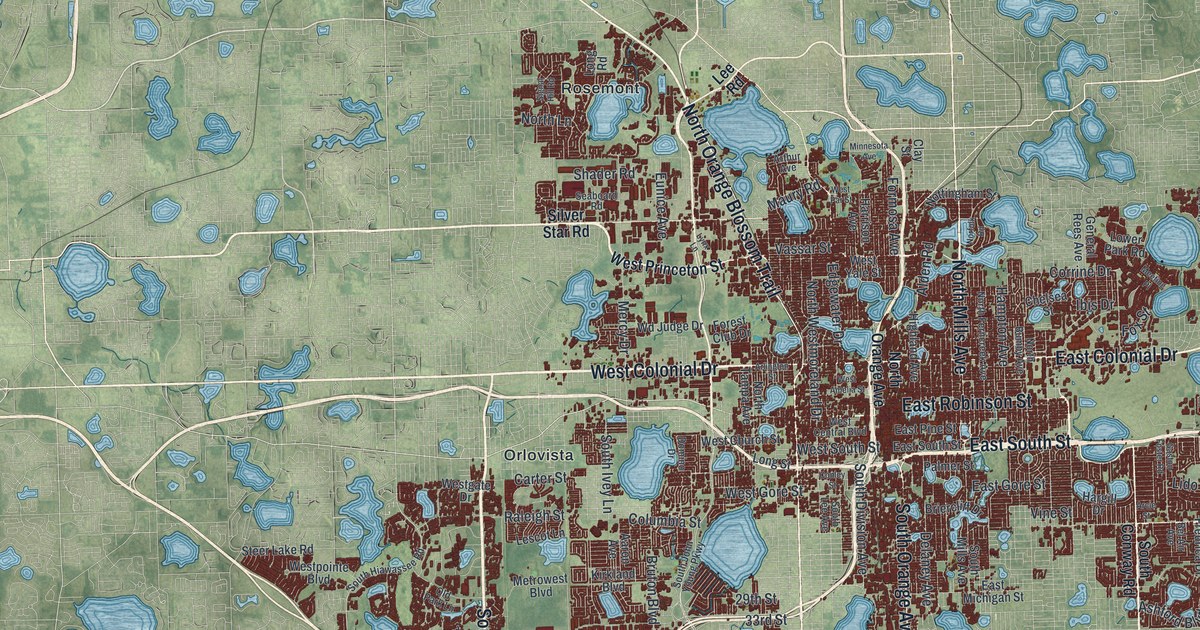 Map of Orlando, Florida