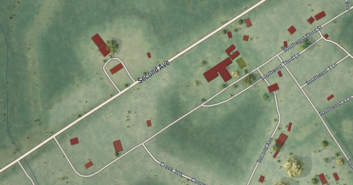 Map of Otter Creek, Florida
