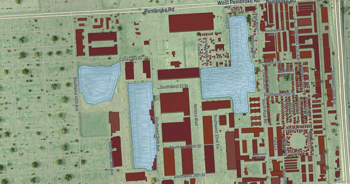 Map of Pembroke Park, Florida