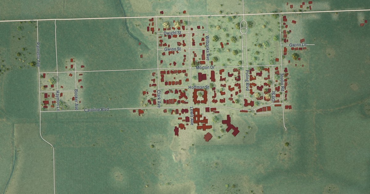 Map of Penney Farms, Florida