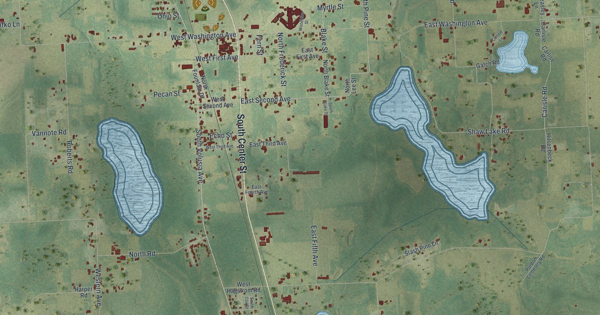 Map of Pierson, Florida
