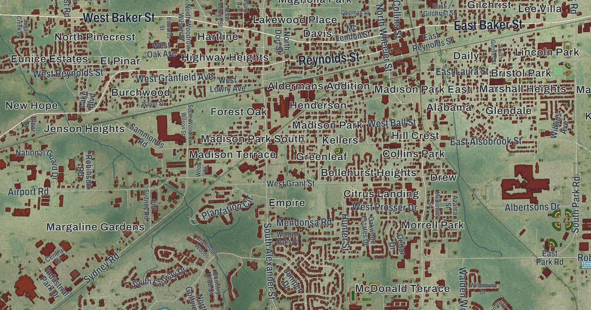 Map of Plant City, Florida