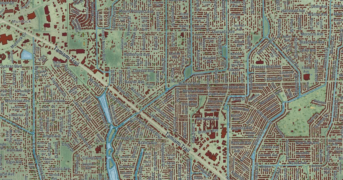 Map of Port Charlotte, Florida
