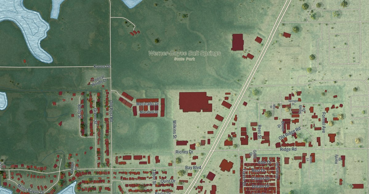 Map of Port Richey, Florida