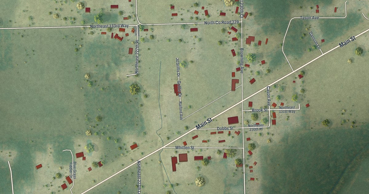 Map of Raiford, Florida