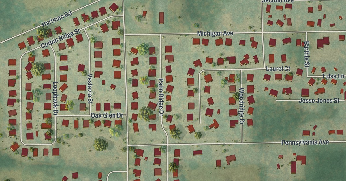 Map of San Antonio, Florida