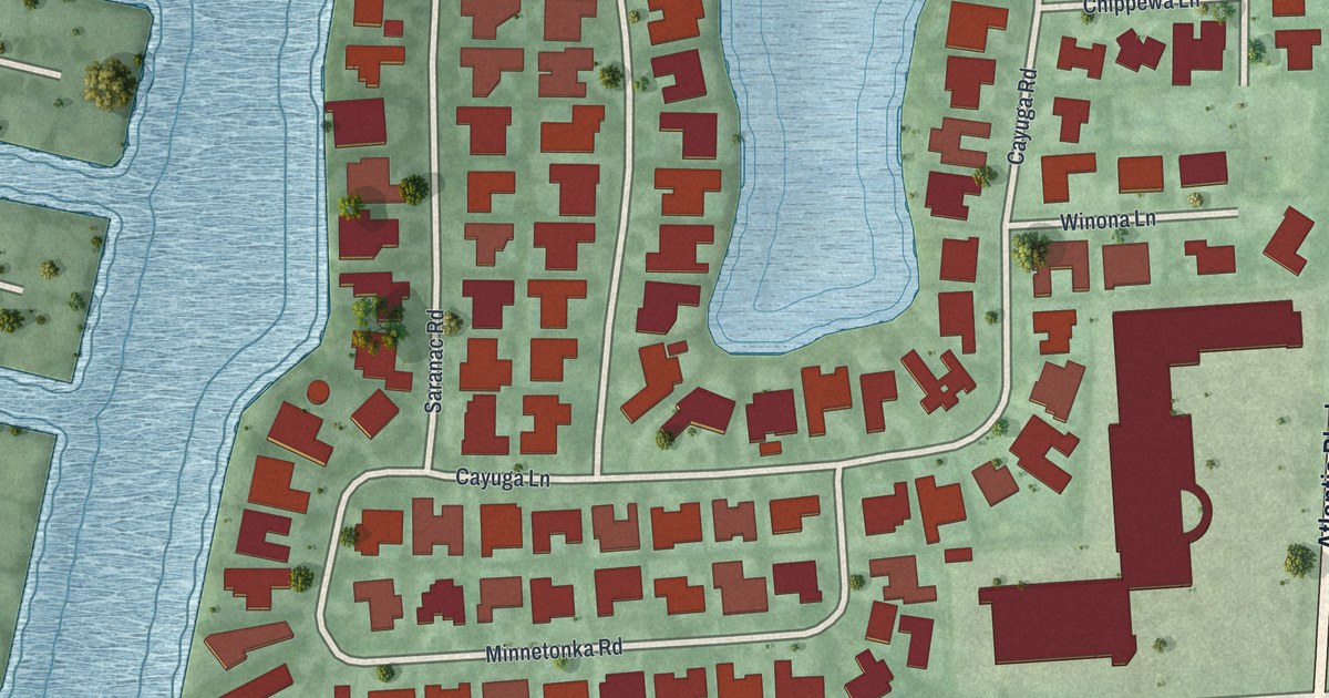 Map of Sea Ranch Lakes, Florida