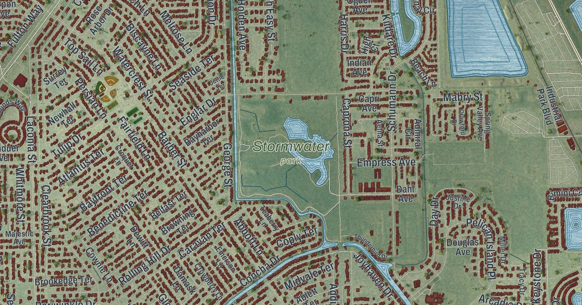 Map of Sebastian, Florida