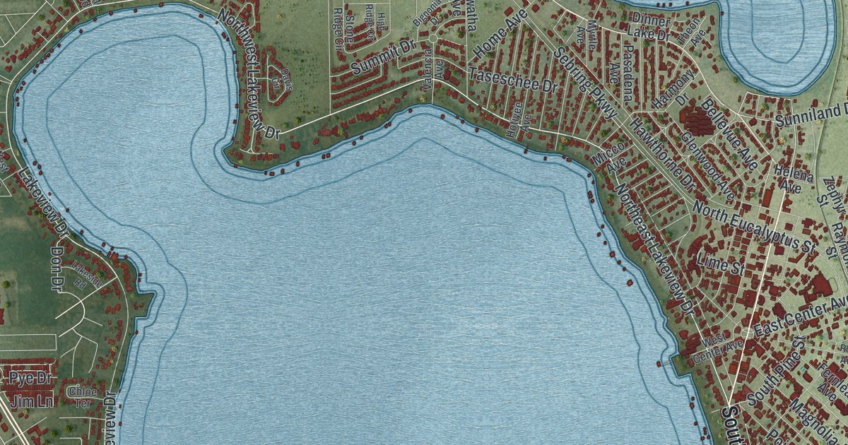 Map of Sebring, Florida