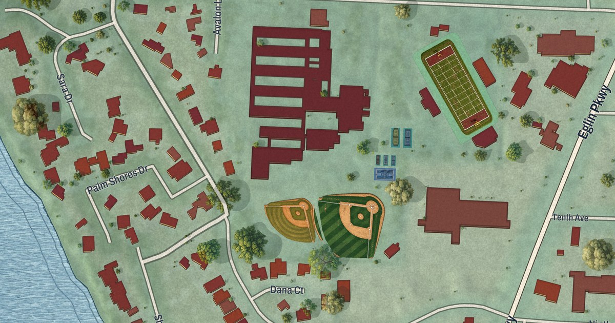 Map of Shalimar, Florida