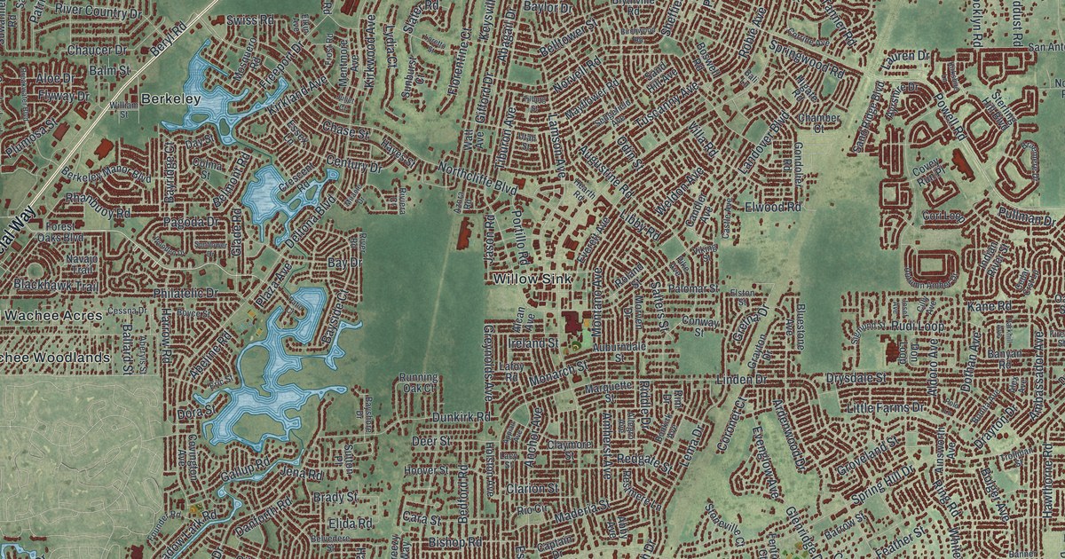 Map of Spring Hill, Florida
