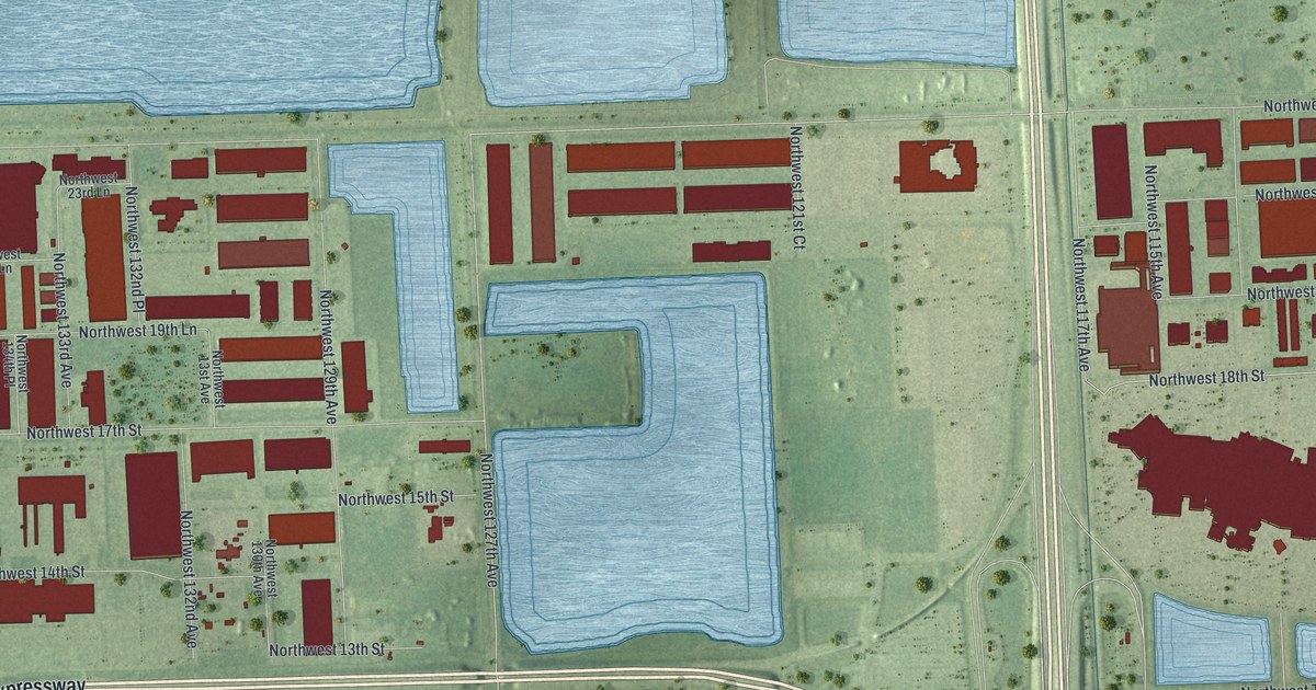 Map of Sweetwater, Florida