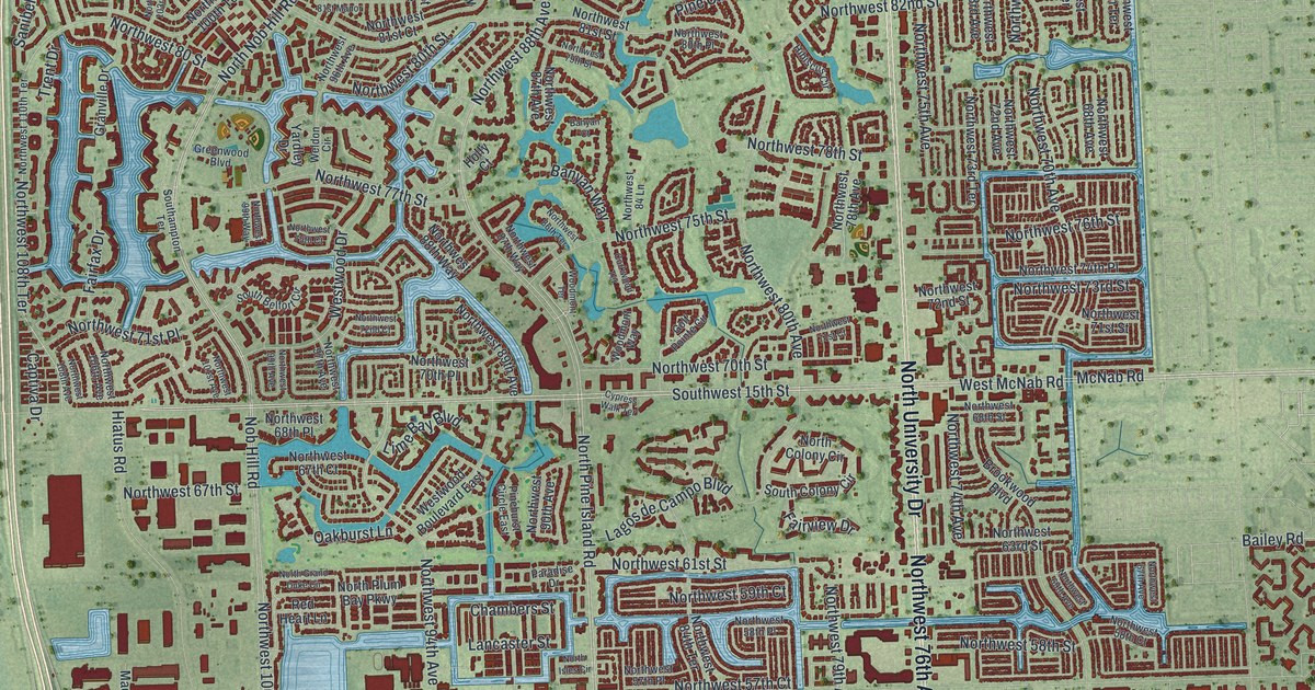 Map of Tamarac, Florida
