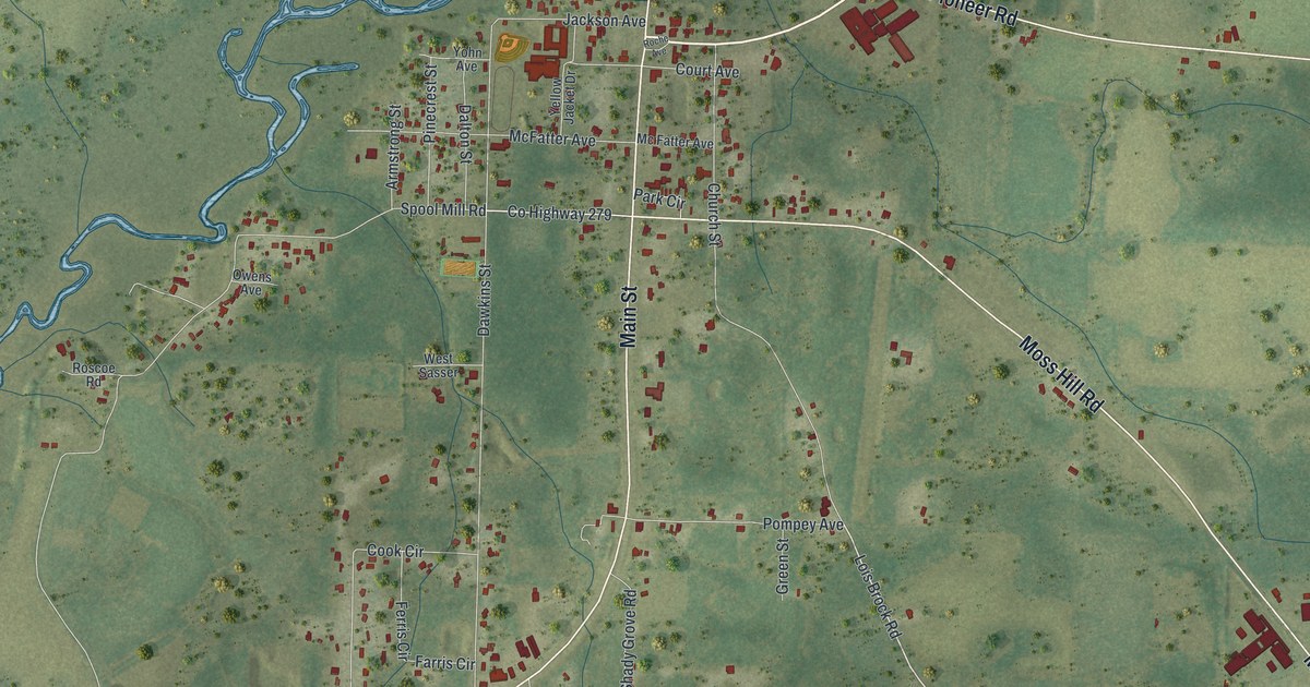Map of Vernon, Florida