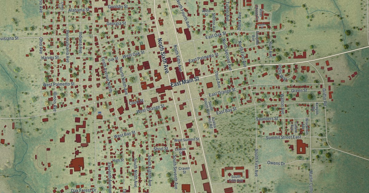 Map of Wauchula, Florida
