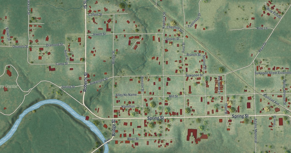 Map of White Springs, Florida