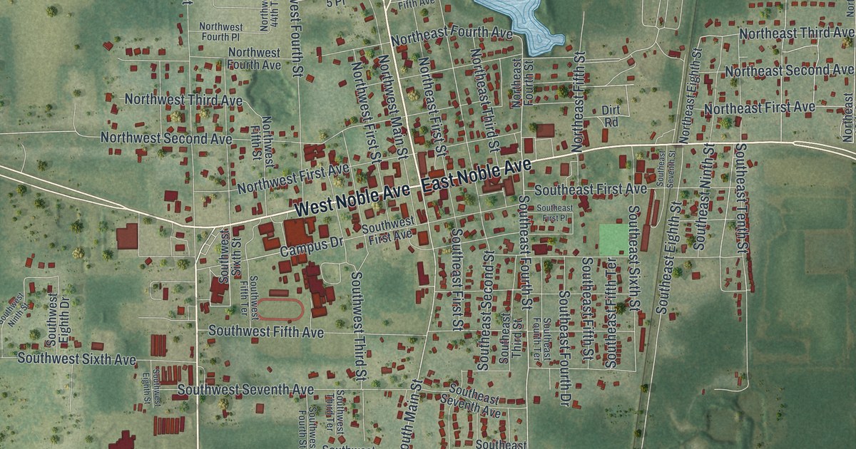 Map of Williston, Florida