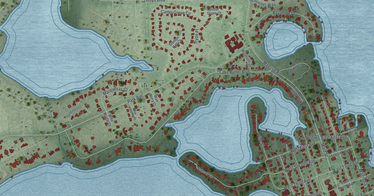 Map of Windermere, Florida