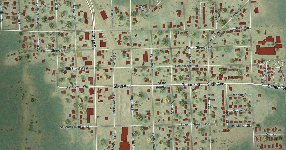 Map of Zolfo Springs, Florida