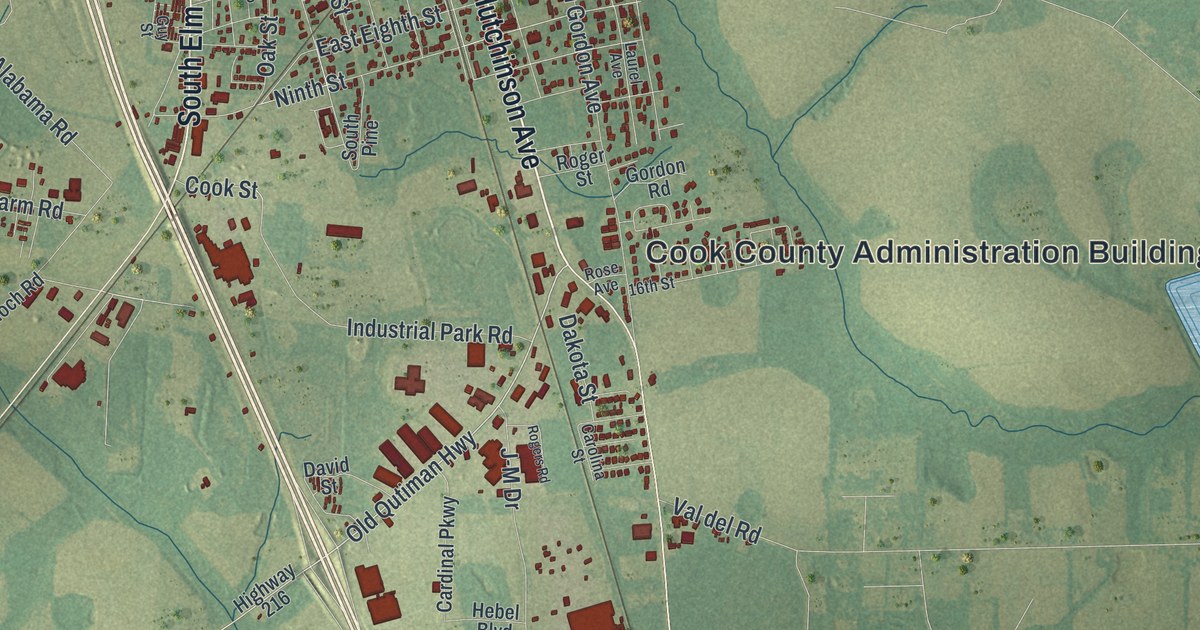 Map of Adel, Georgia