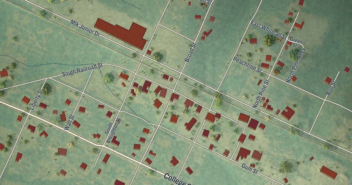 Map of Ailey, Georgia
