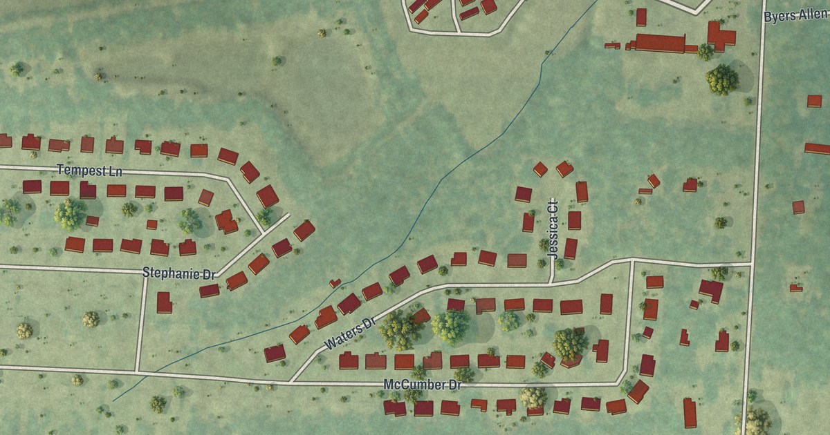 Map of Allenhurst, Georgia