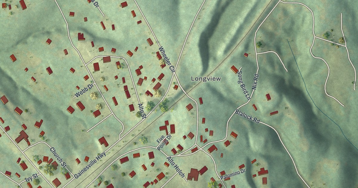 Map of Alto, Georgia