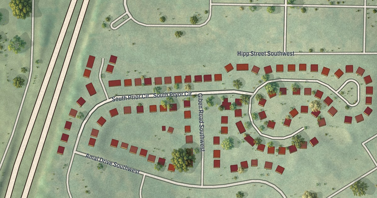 Map of Amal Heights, Georgia