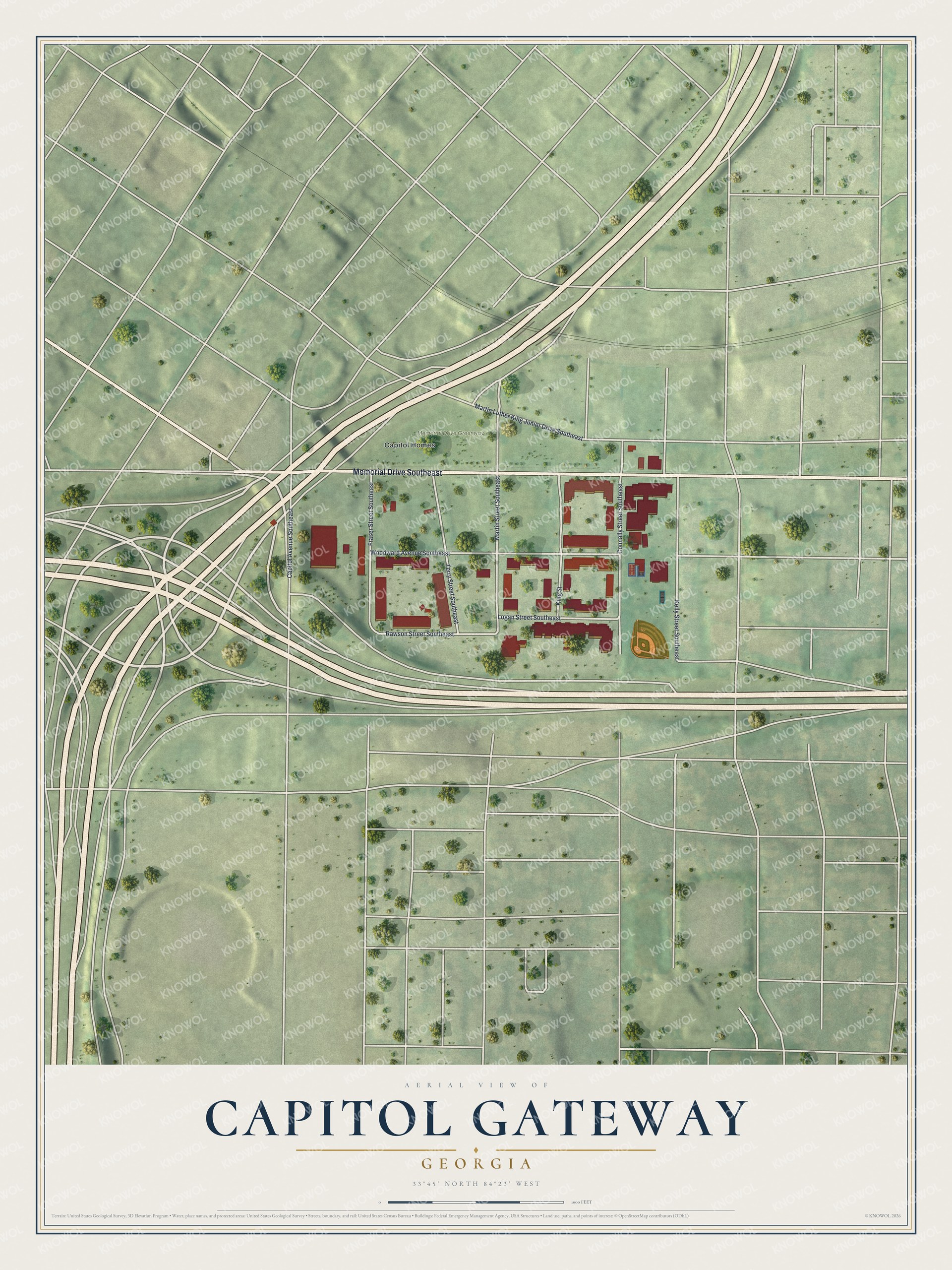 Watermarked full-map preview of Capitol Gateway, Georgia