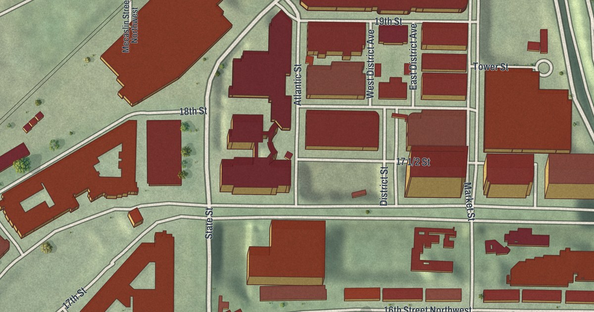 Map of Atlantic Station, Georgia