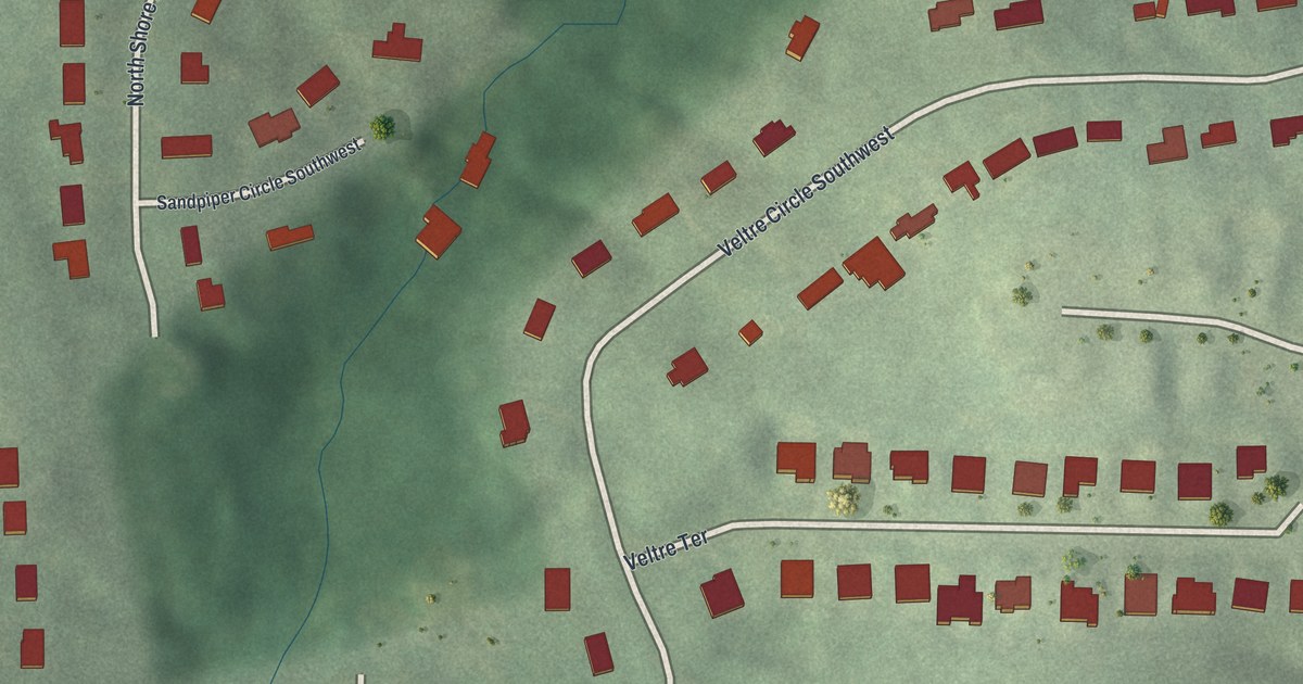 Map of Audobon Forest West, Georgia