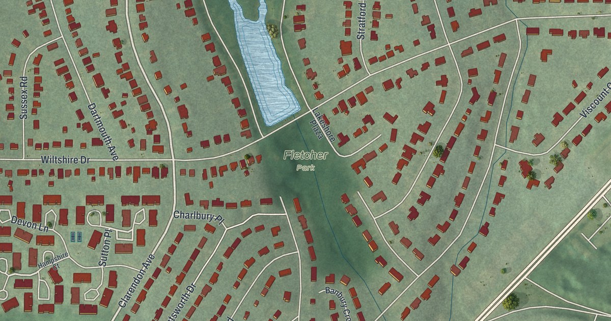 Map of Avondale Estates, Georgia