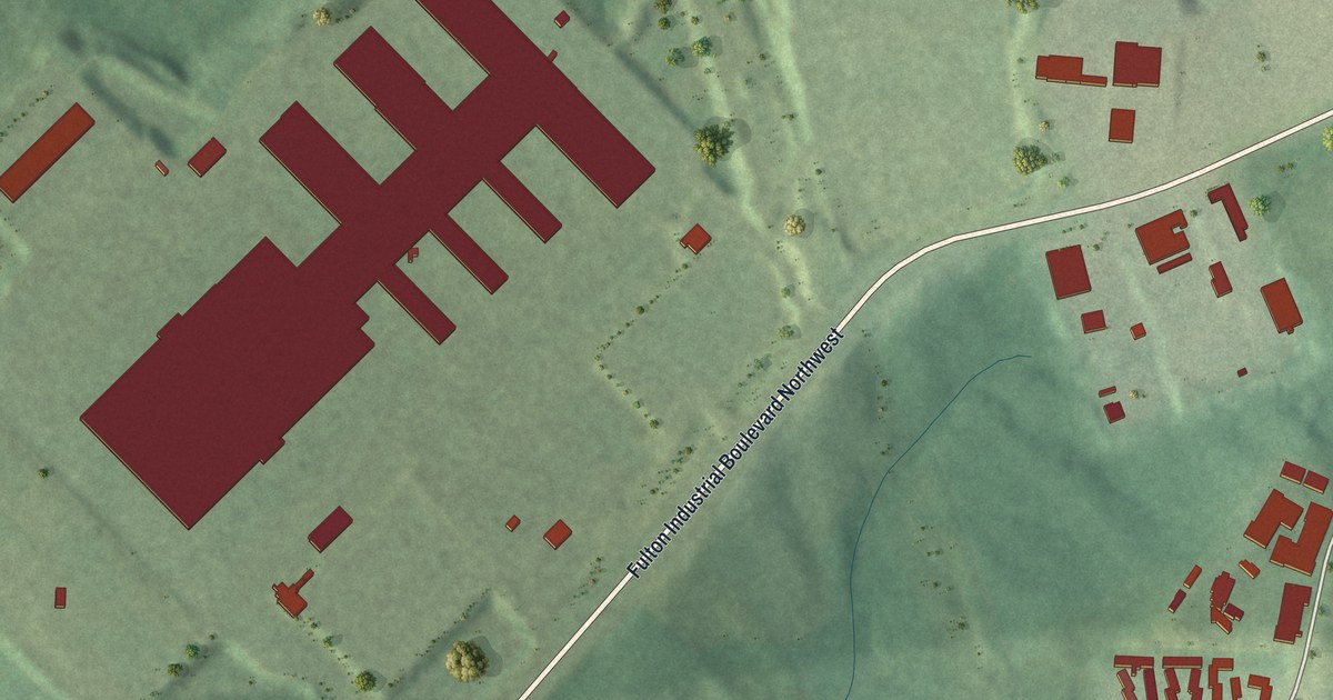 Map of Bankhead-Bolton, Georgia