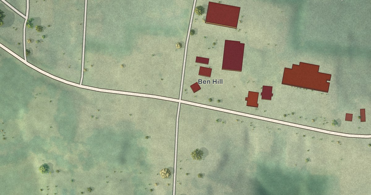 Map of Ben Hill Acres, Georgia