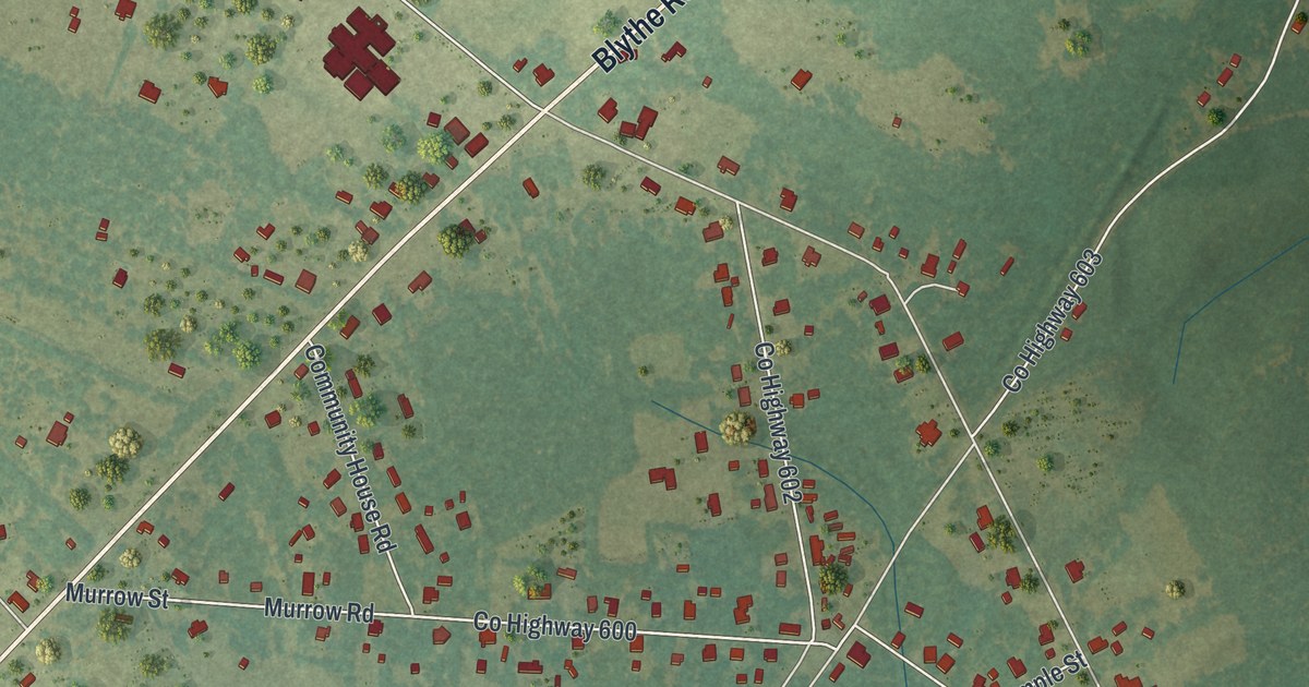 Map of Blythe, Georgia