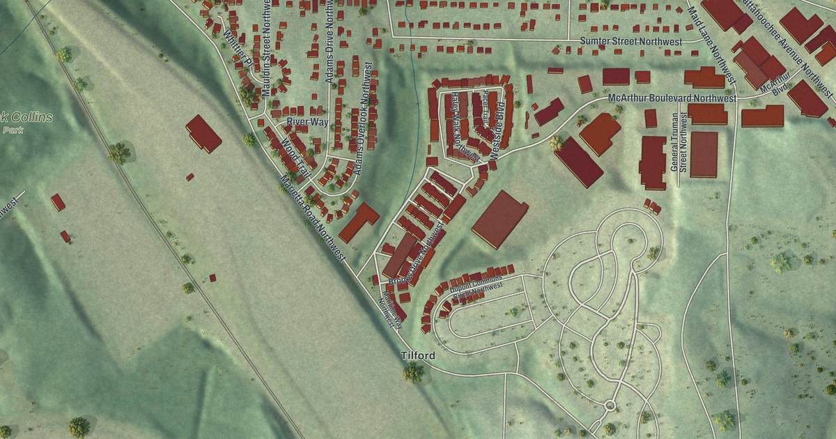 Map of Bolton, Georgia