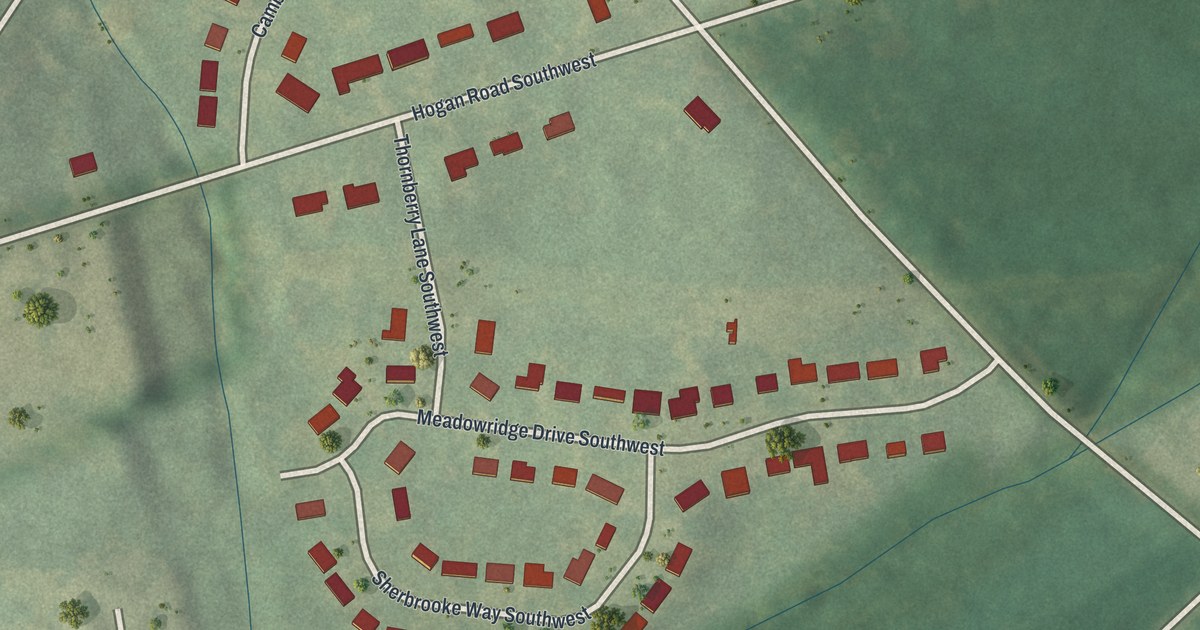 Map of Brentwood, Georgia