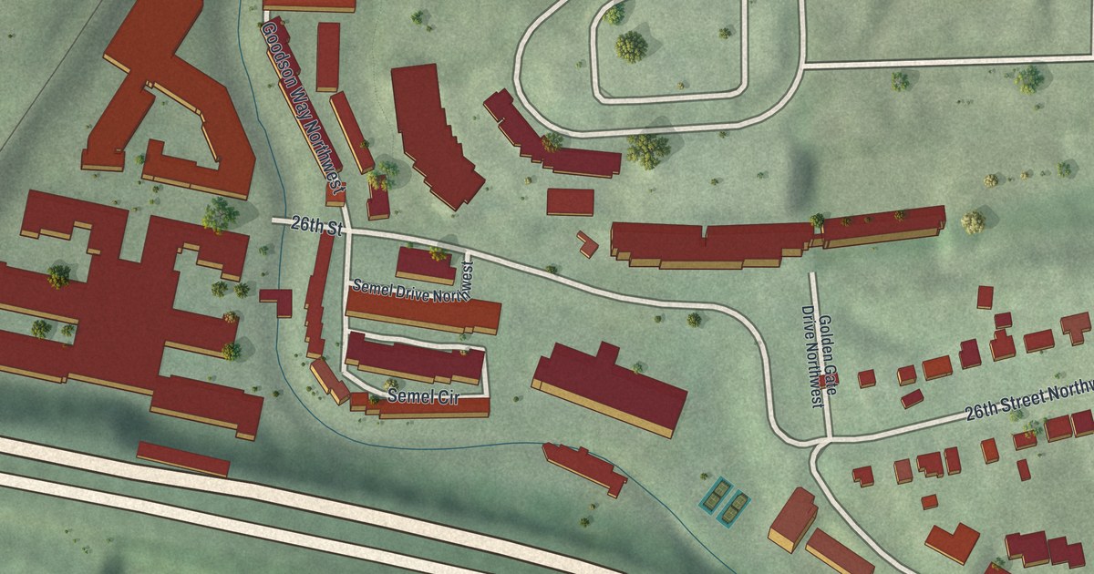 Map of Brookwood, Georgia