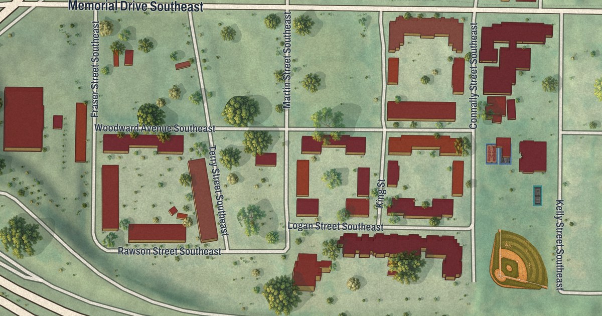 Map of Capitol Gateway, Georgia