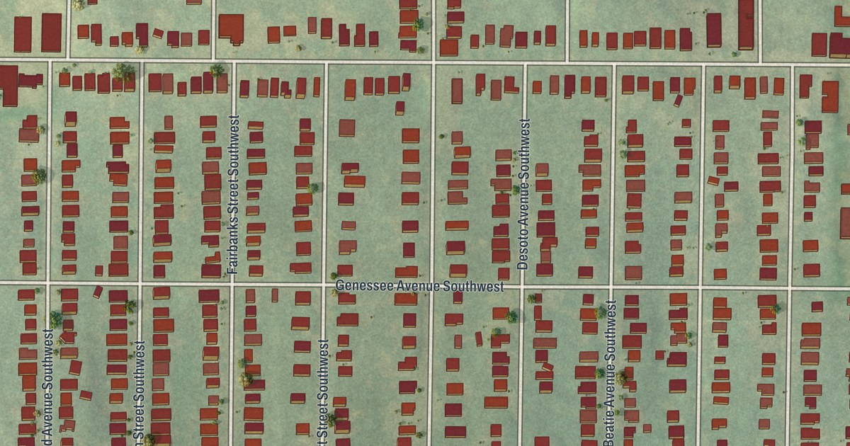 Map of Capitol View, Georgia