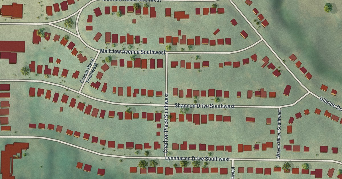 Map of Capitol View Manor, Georgia