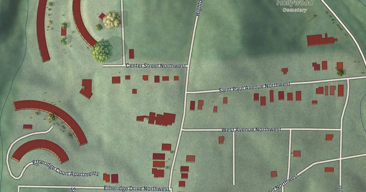 Map of Carey Park, Georgia
