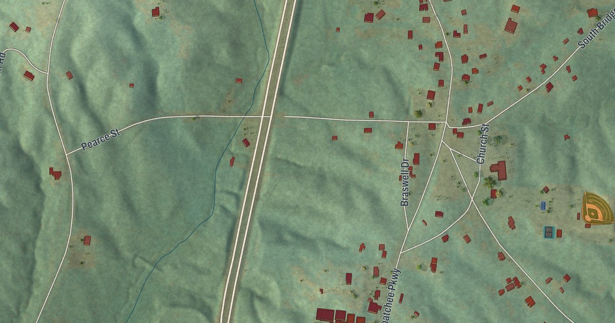 Map of Centralhatchee, Georgia