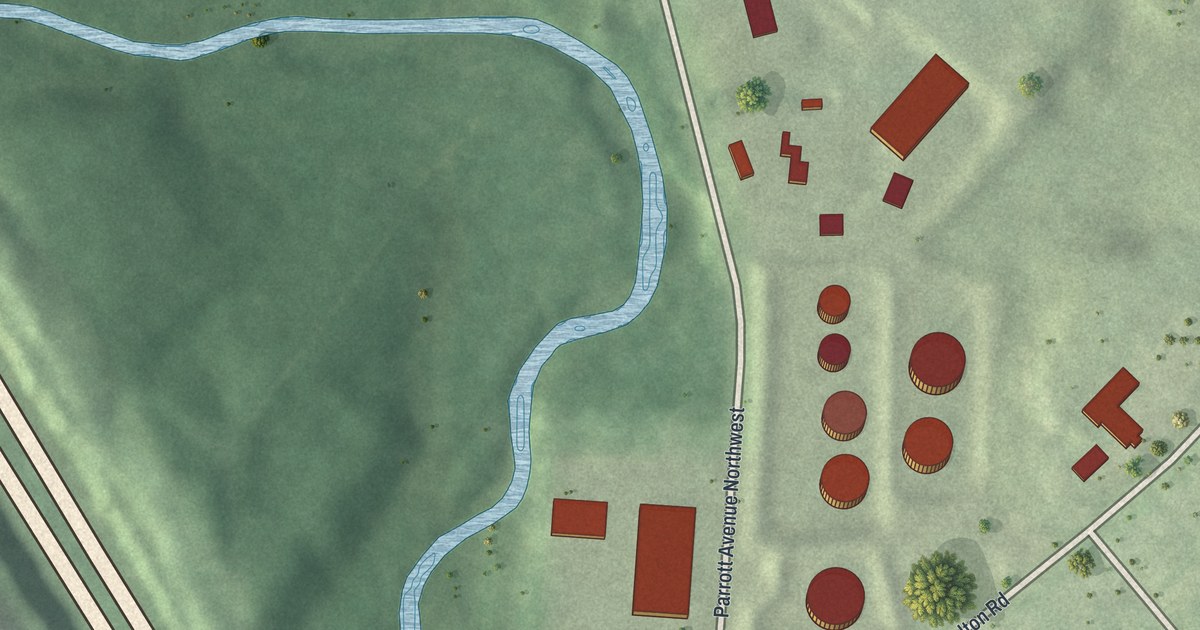 Map of Chattahoochee, Georgia