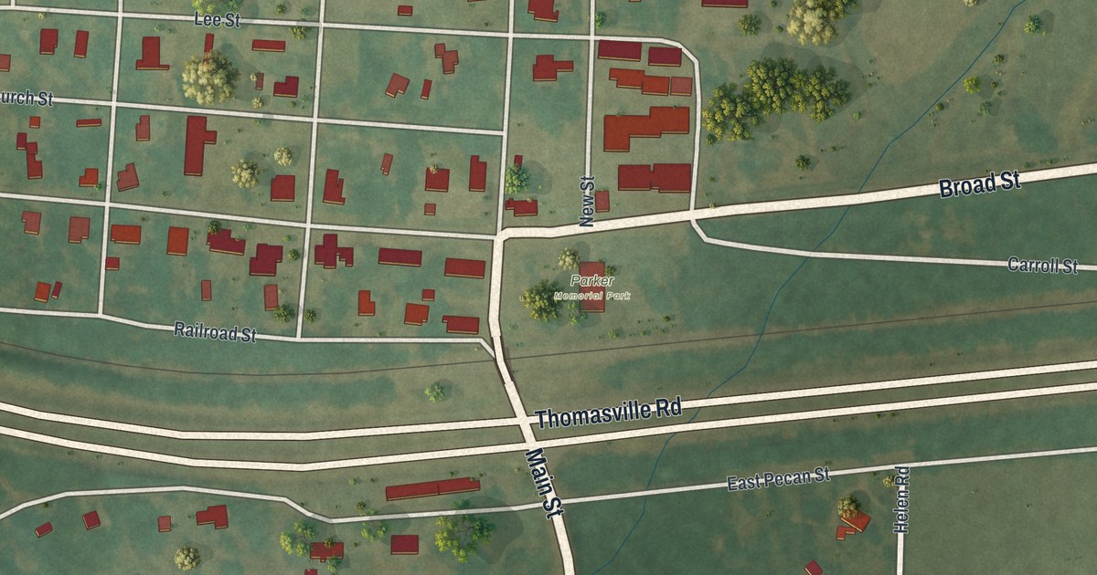 Map of Climax, Georgia