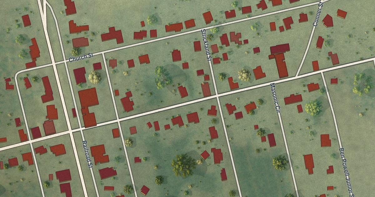 Map of Cobbtown, Georgia