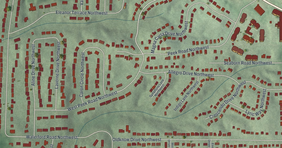 Map of Collier Heights, Georgia
