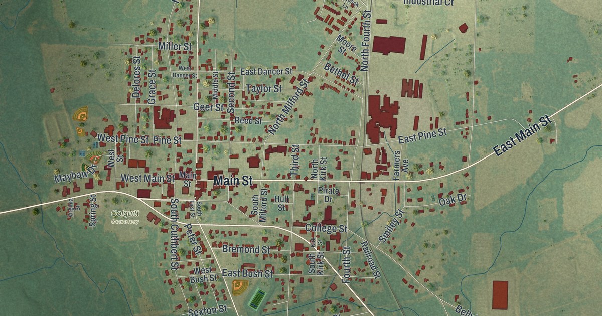 Map of Colquitt, Georgia