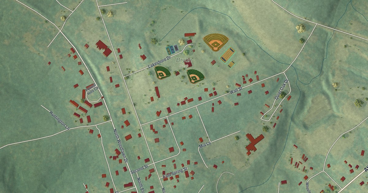 Map of Crawford, Georgia